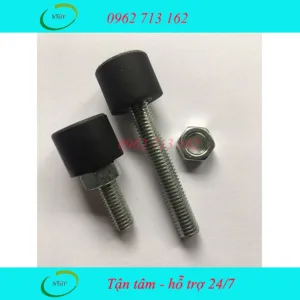 Bu lông giảm chấn đầu cao su UNBH8-25 (đuôi lục giác)