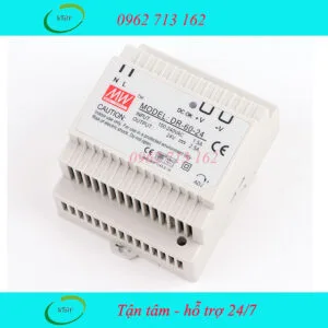 Nguồn 24V Meanwell gắn ray DR-60-24 60W 2.5A