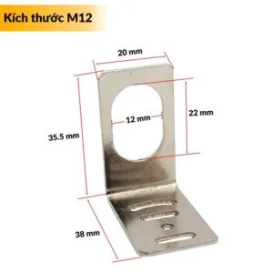 Gá cảm biến chữ L phi 8 (M8) - giải pháp lắp đặt cảm biến quang