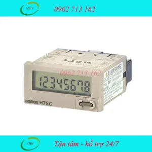 Bộ đếm Omron H7EC-NFV - hiển thị 8 số, kích thước 48x24mm