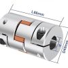 Khớp Nối Trục Mềm D40L66 Lỗ Trục Phi 8
